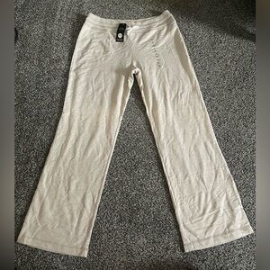 NWT Jones New York Sport Cream High Rise Sweatpants XL